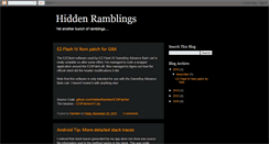 Desktop Screenshot of hiddenramblings.com